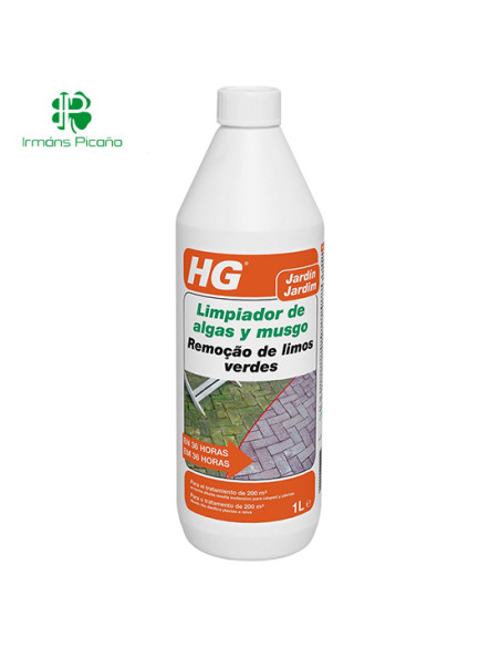 HG Limpiador de Algas y Musgo 1 L | Irmáns Picaño