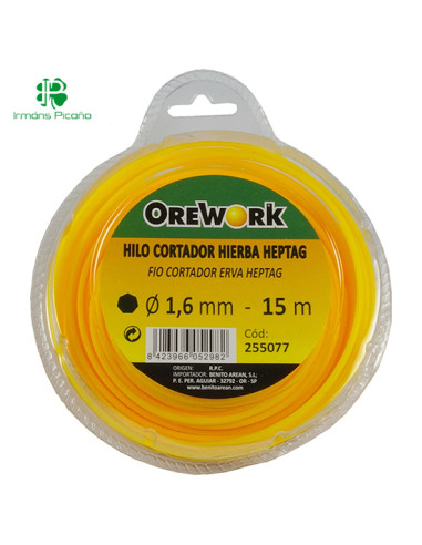 Nylon Heptagonal Orework 4 mm | Irmáns Picaño