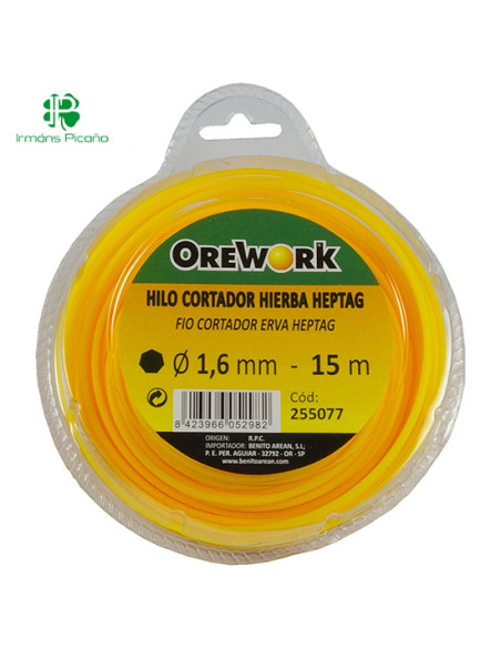 Nylon Heptagonal Orework 4 mm | Irmáns Picaño