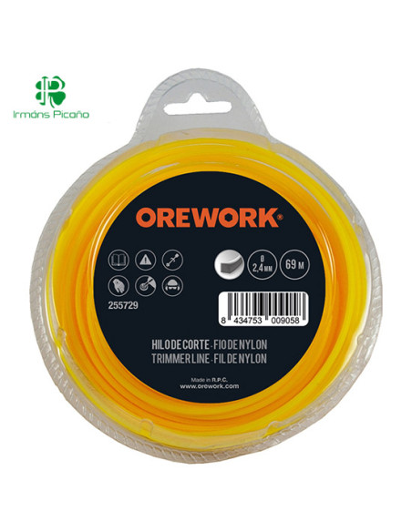 Nylon Cuadrado Orework 4 mm | Irmáns Picaño