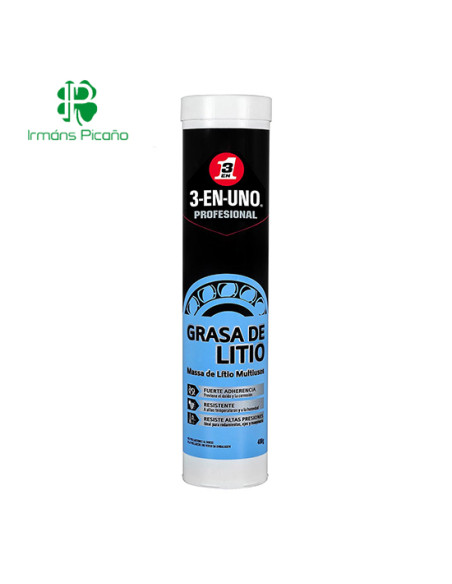 Grasa Blanca de Litio 3 en 1 400 g | Irmáns Picaño
