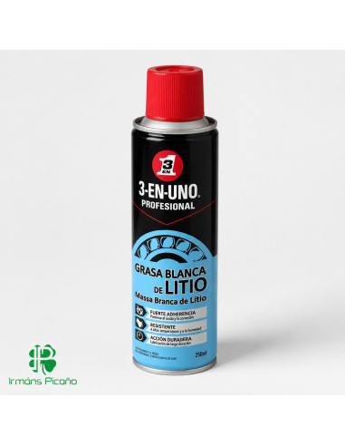Grasa Blanca de Litio Spray 250 ml | Irmáns Picaño