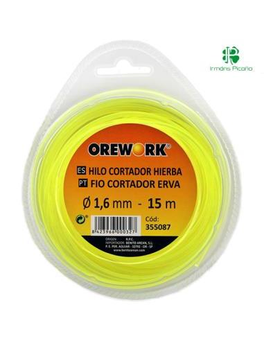 Nylon Redondo Orework 1,6 mm x 15 m | Irmáns Picaño
