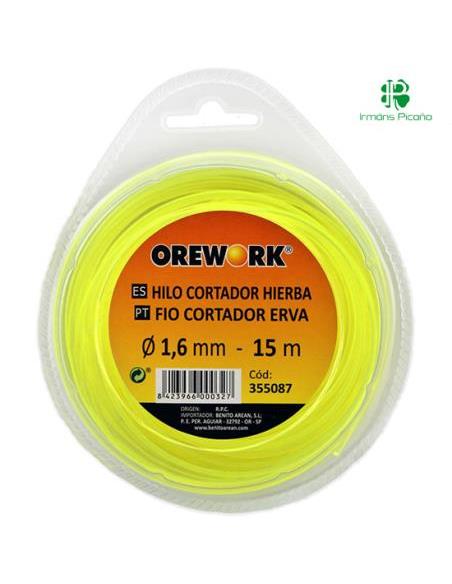 Nylon Redondo Orework 1,6 mm x 15 m | Irmáns Picaño