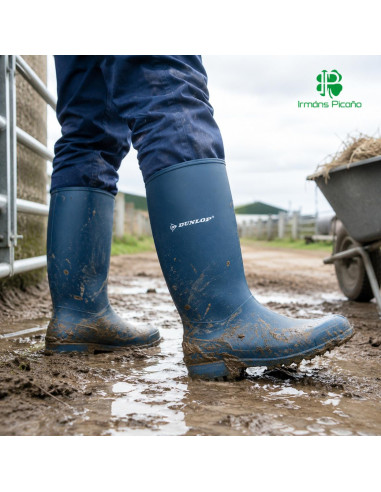 Bota Sport Azul Caña Alta | Irmáns Picaño
