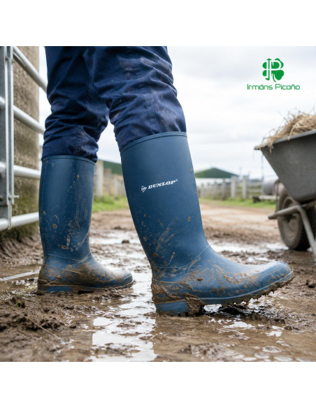 Bota Sport Azul Caña Alta | Irmáns Picaño