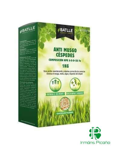 Abono Antimusgo para Césped 1 Kg | Irmáns Picaño