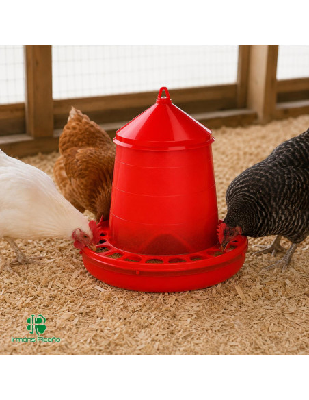 Tolva Plástica para Aves 16 Kg | Irmáns Picaño