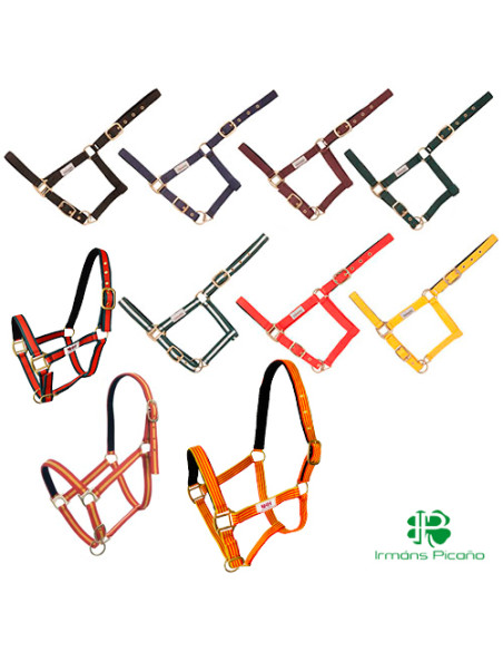 Cabezada Cuadra HH Nylon Doble | Irmáns Picaño